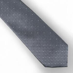 Alfani Men's Brookes Mini-Dot Tie Necktie Slim Modern 2 3/4" Grey